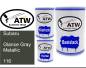 Preview: Subaru, Glance Gray Metallic, 116: 500ml Lackdose + 500ml Klarlack + 250ml Härter - Set, von ATW Autoteile West.